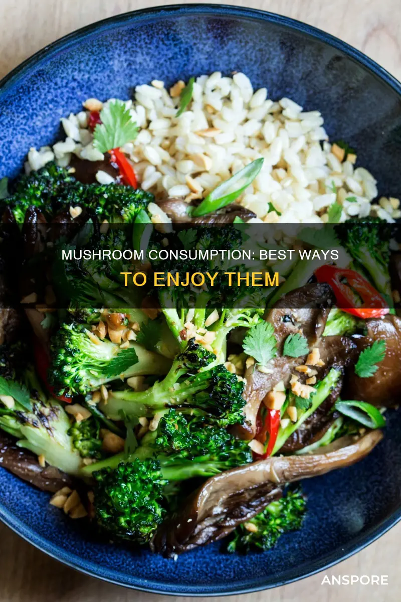 how to consume mushrooms