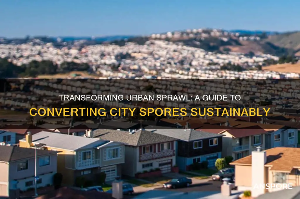 how to convert a city spore