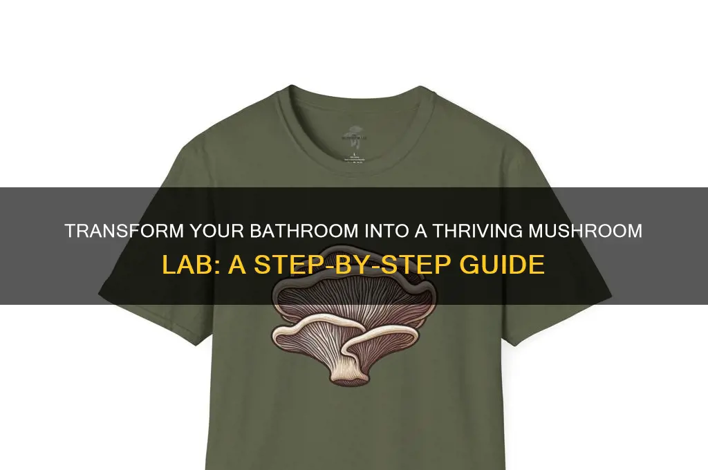 how to convert bathroom in to mushroom lab