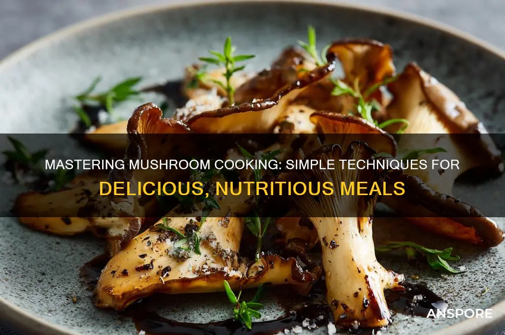 how to coo mushroom for food