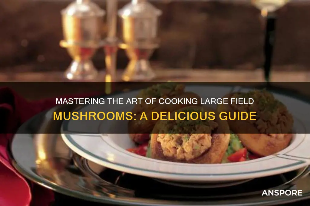 how to cook a large field mushroom