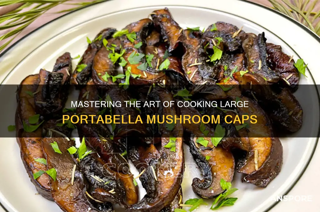 how to cook a large portabella mushroom cap