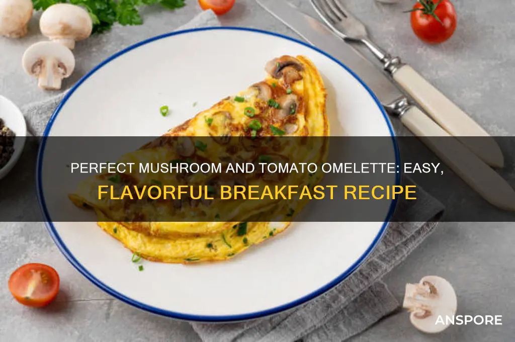 how to cook a mushroom and tomato omelette