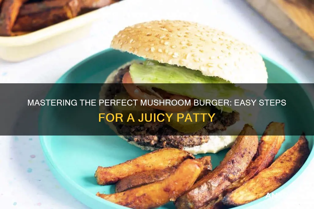 how to cook a mushroom burger