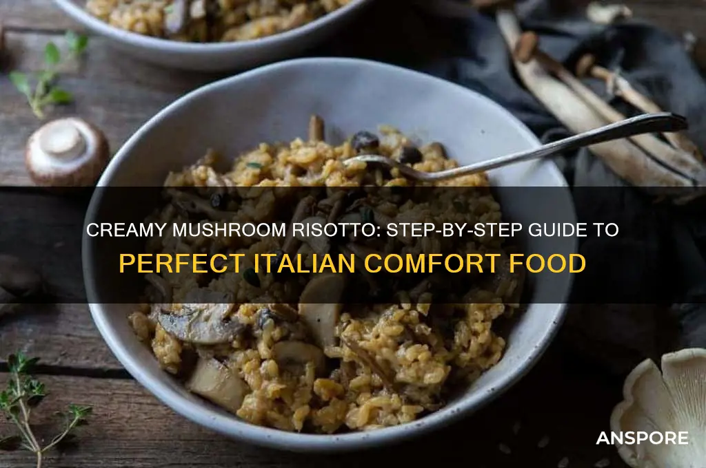 how to cook a mushroom risotto