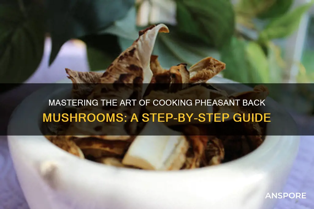 how to cook a pheasant back mushroom