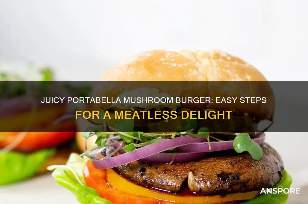 how to cook a portabella mushroom burger