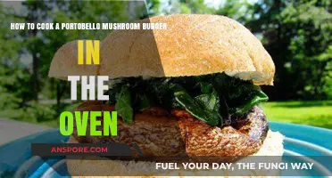 Oven-Baked Portobello Mushroom Burger: A Simple, Juicy Veggie Delight