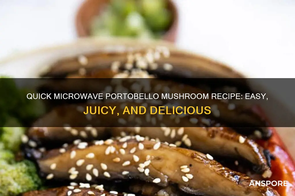 how to cook a portobello mushroom in the microwave
