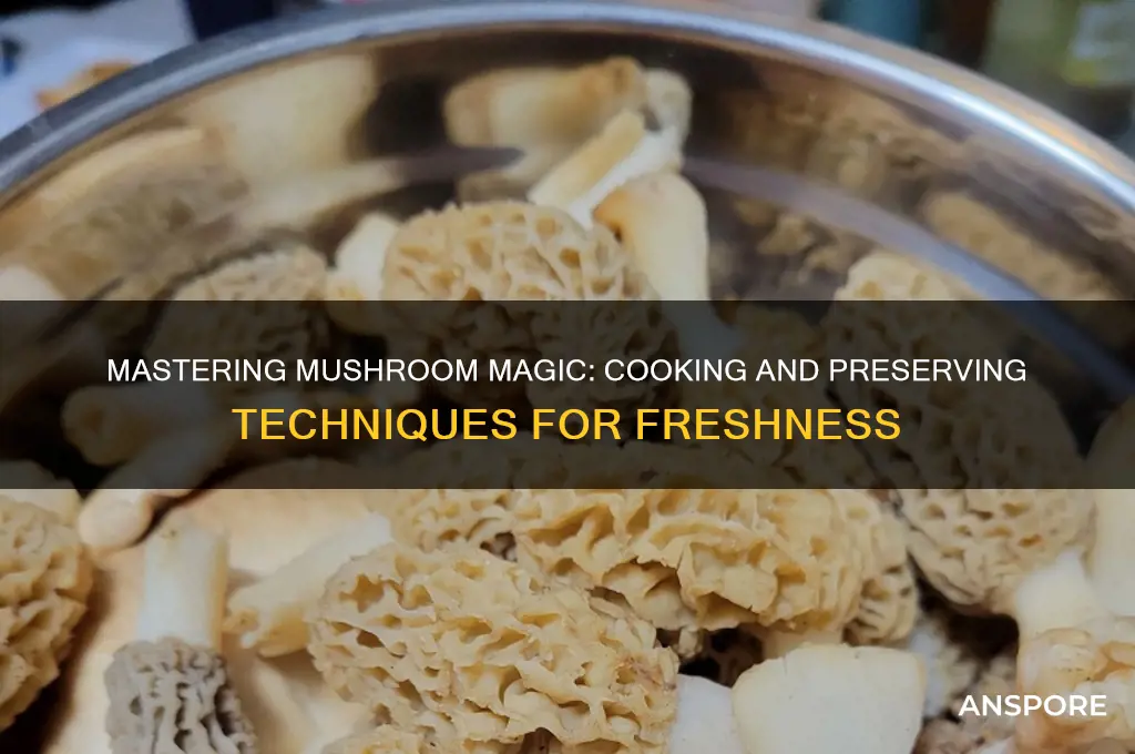 how to cook and preserve mushrooms