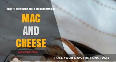 Creamy Mac and Cheese with Sautéed Baby Bella Mushrooms