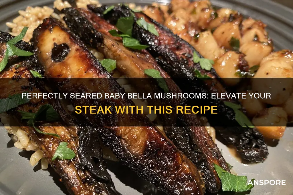 how to cook baby bella mushrooms for steak