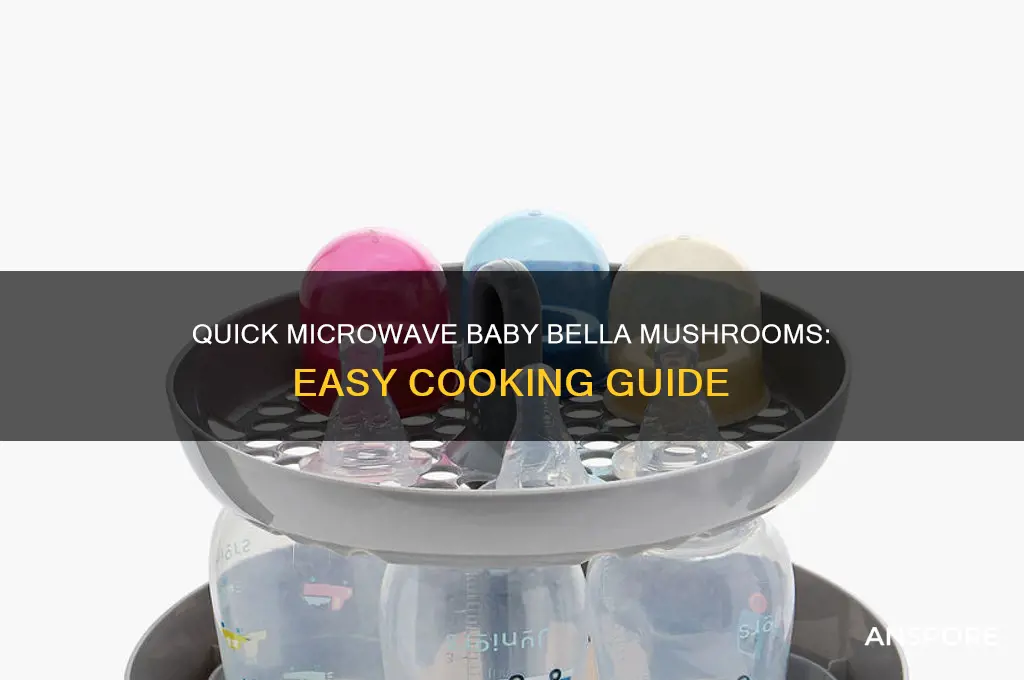 how to cook baby bella mushrooms in microwave