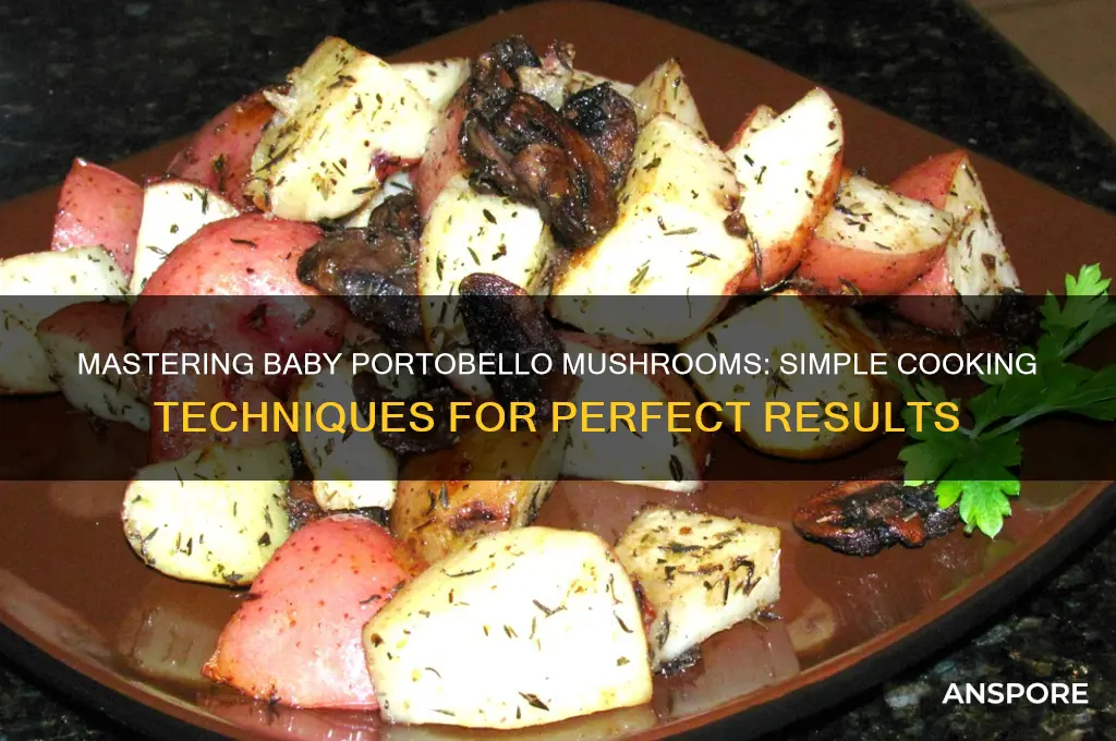 how to cook baby portobello mushroom