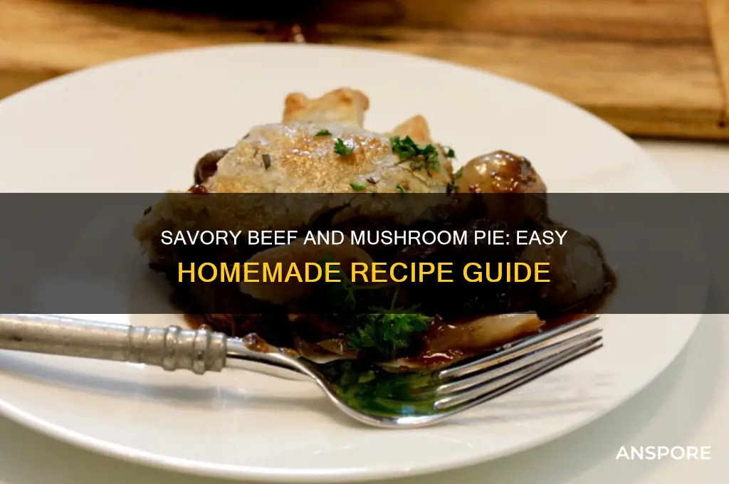 how to cook beef and mushroom pie