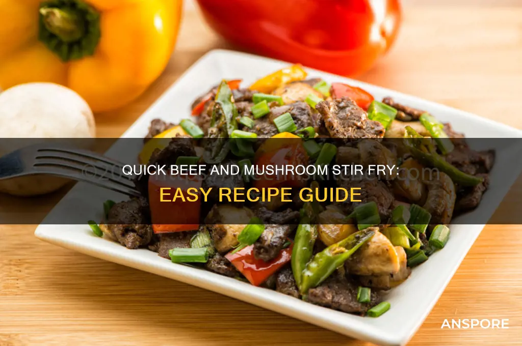 how to cook beef and mushroom stir fry