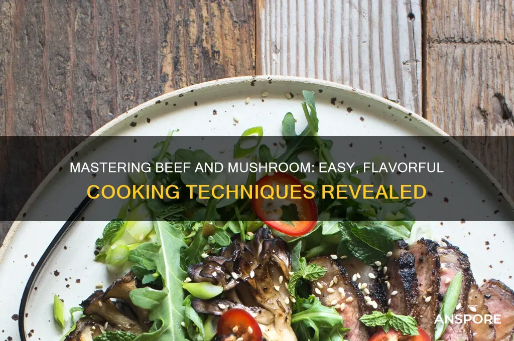 how to cook beef and mushroom
