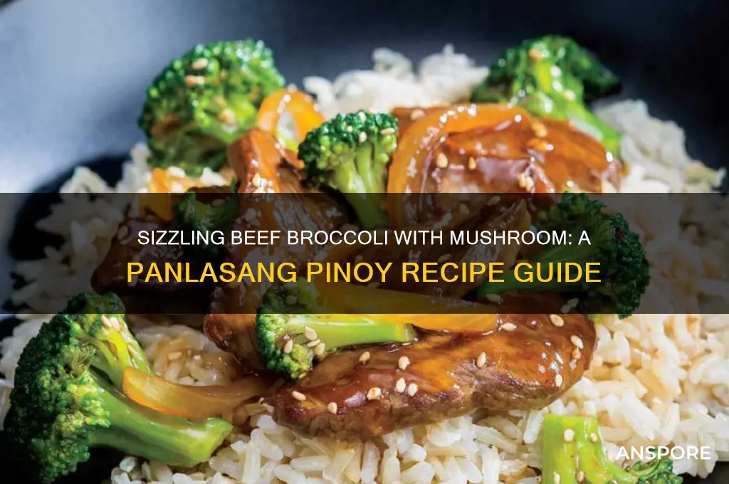 how to cook beef broccoli with mushroom panlasang pinoy