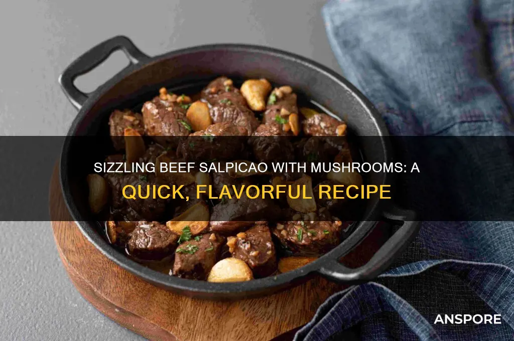 how to cook beef salpicao with mushroom