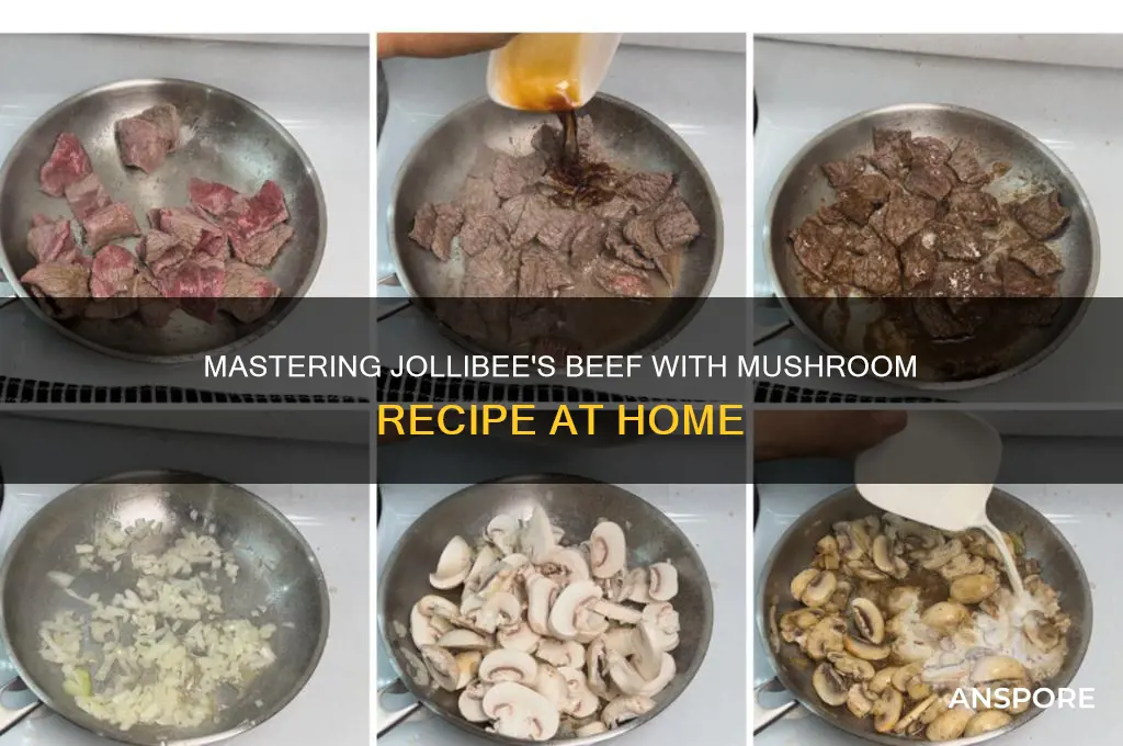how to cook beef with mushroom of jollibee