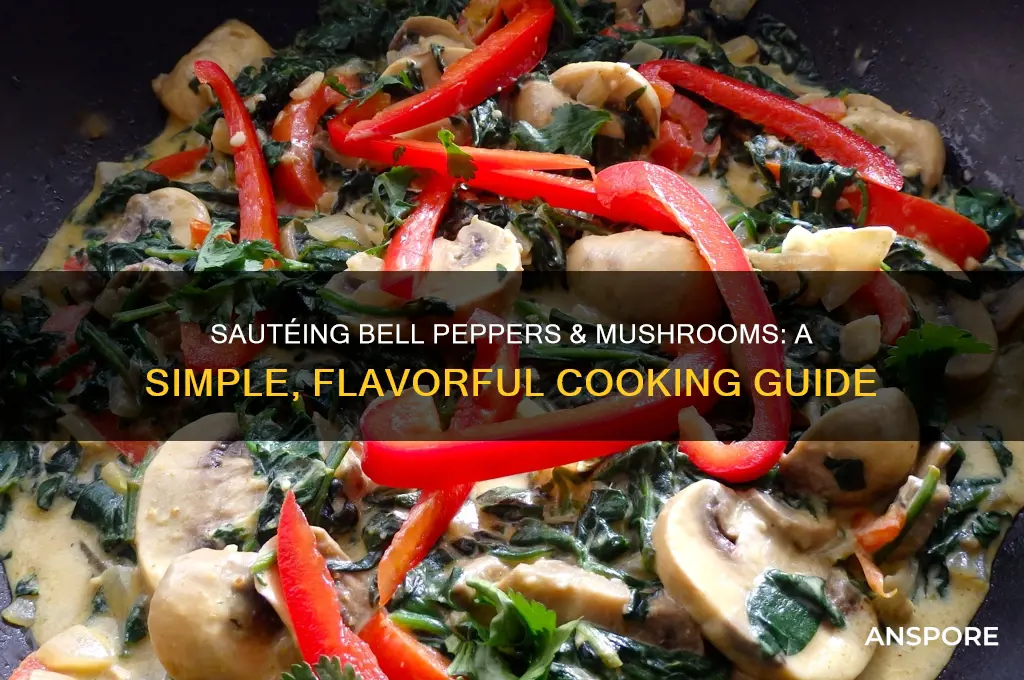 how to cook bell peppers and mushrooms