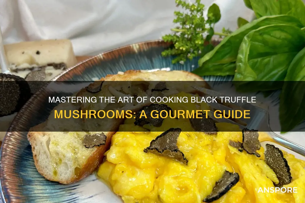 how to cook black truffle mushrooms