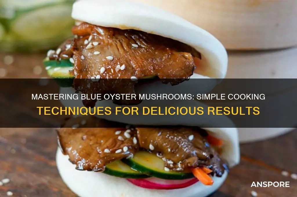 how to cook blue oyster mushroom