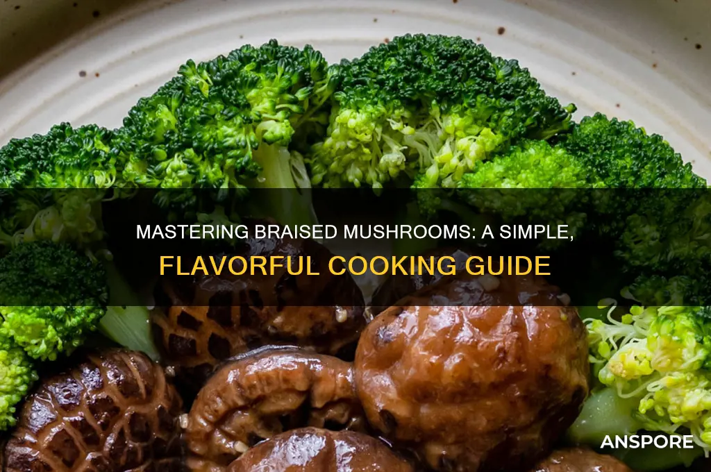 how to cook braised mushrooms