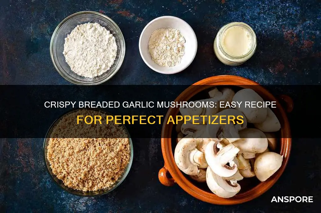 how to cook breaded garlic mushrooms