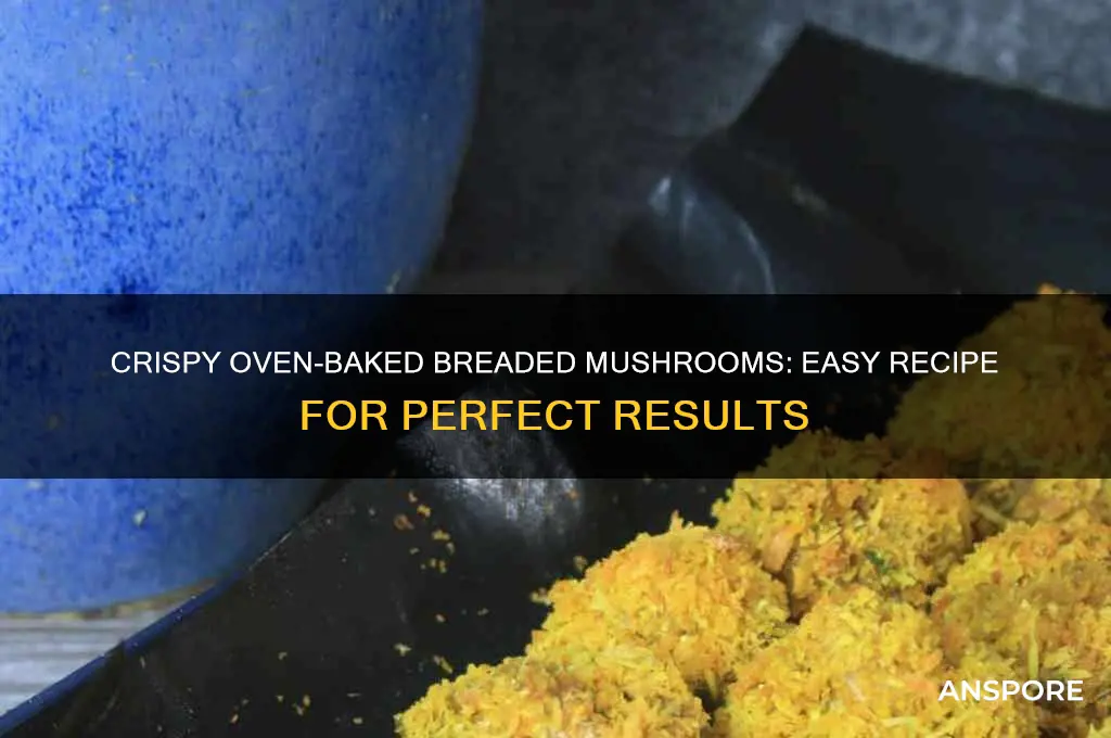 how to cook breaded mushrooms in the oven