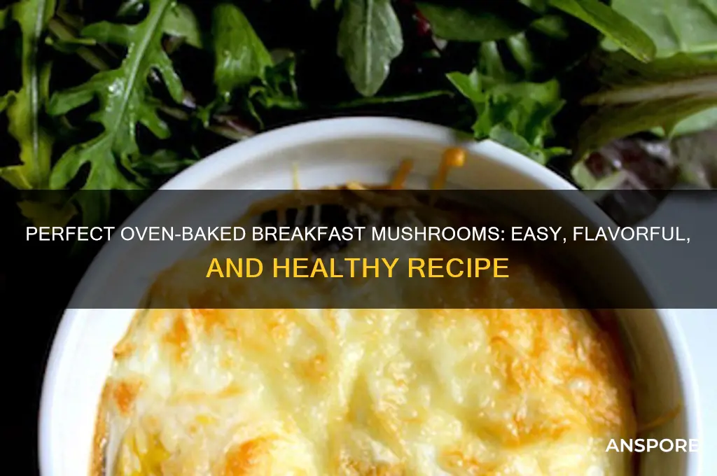 how to cook breakfast mushrooms in oven