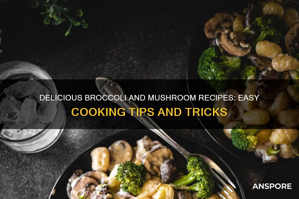 how to cook broccoli and mushrooms