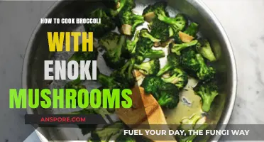 Sautéed Broccoli and Enoki Mushrooms: A Quick, Flavorful Side Dish
