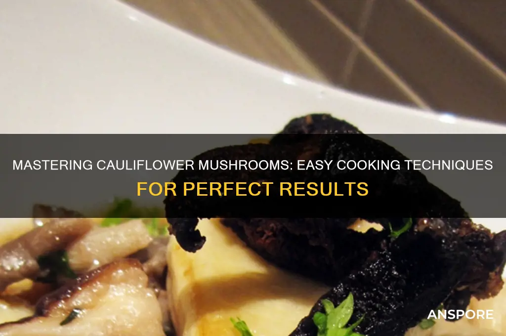 how to cook califlower mushrooms