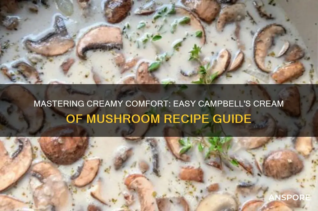 how to cook campbell cream of mushroom