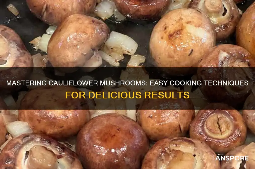 how to cook cauliflower mushrooms