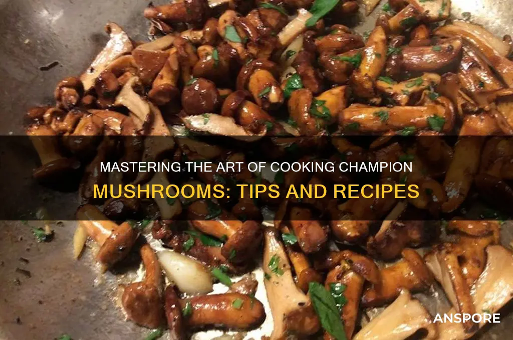 how to cook champion mushroom