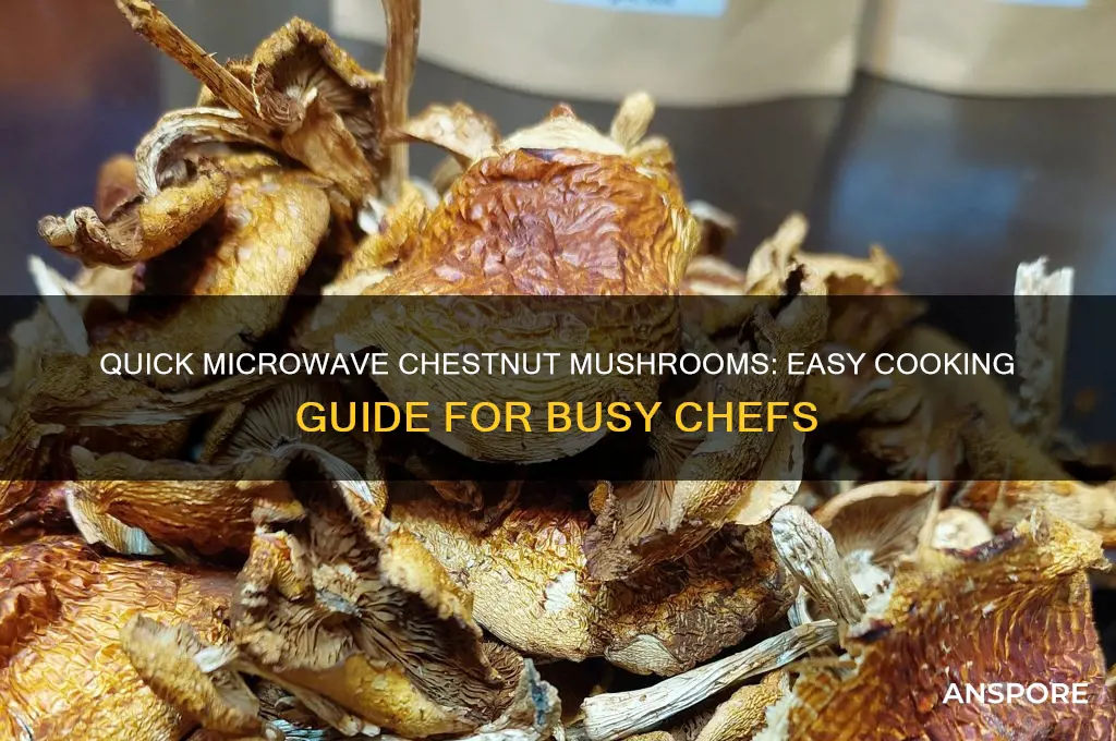 how to cook chestnut mushrooms in microwave