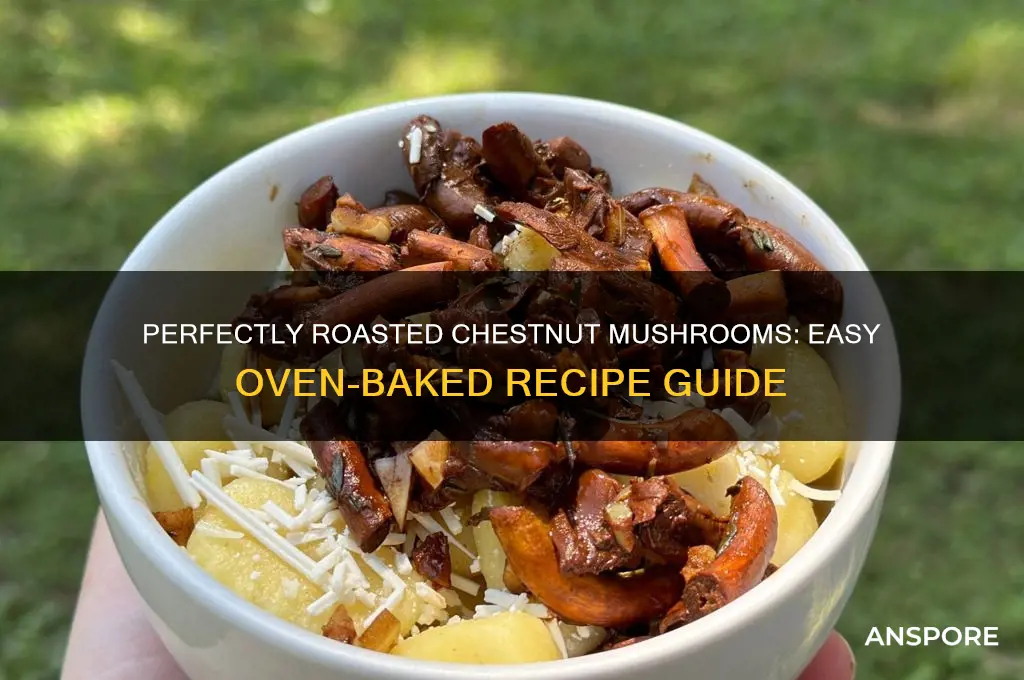 how to cook chestnut mushrooms in oven
