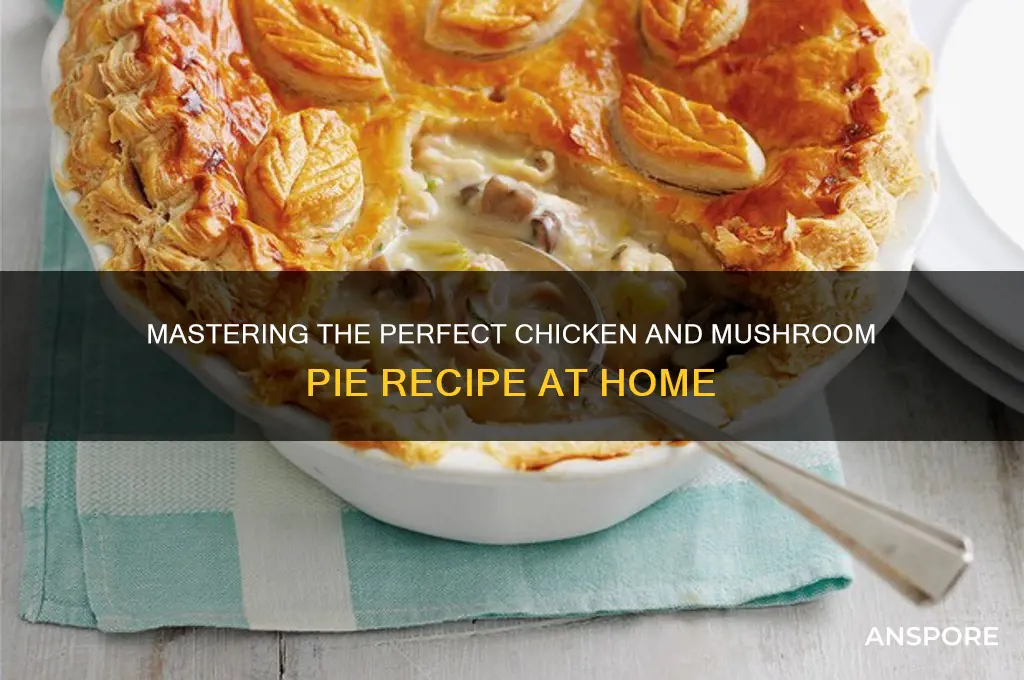 how to cook chicken and mushroom pie