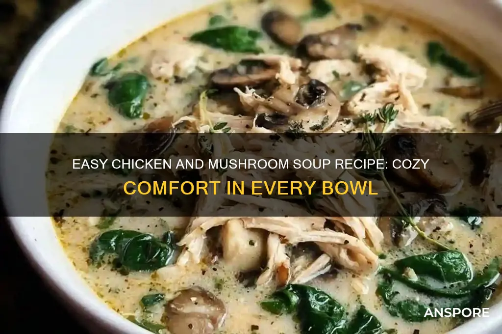 how to cook chicken and mushroom soup