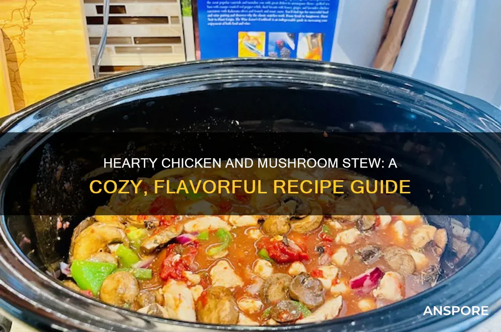 how to cook chicken and mushroom stew