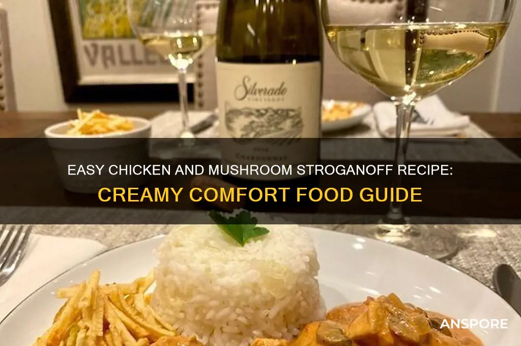 how to cook chicken and mushroom stroganoff