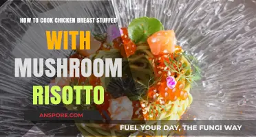 Delicious Chicken Breast Stuffed with Creamy Mushroom Risotto Recipe