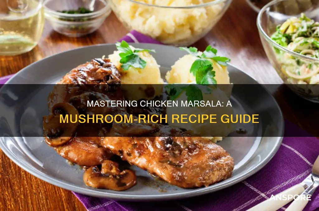 how to cook chicken marsala with mushrooms