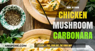 Creamy Chicken Mushroom Carbonara: Easy Recipe for a Hearty Meal