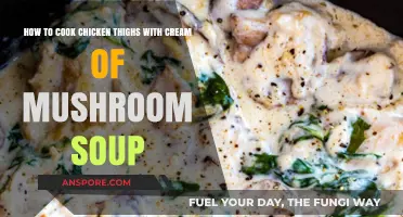 Creamy Mushroom Chicken Thighs: Easy Recipe with Soup Twist
