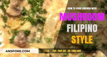 Filipino-Style Chicken with Mushroom: A Flavorful and Easy Recipe