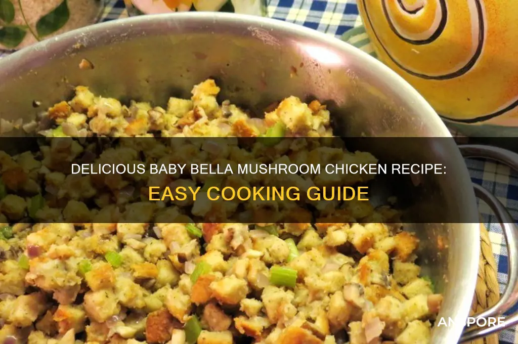 how to cook chicken with sliced mushrooms baby bella
