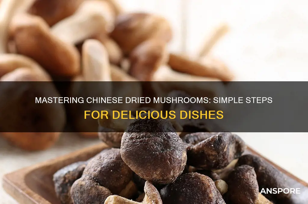 how to cook chinese dried mushroom